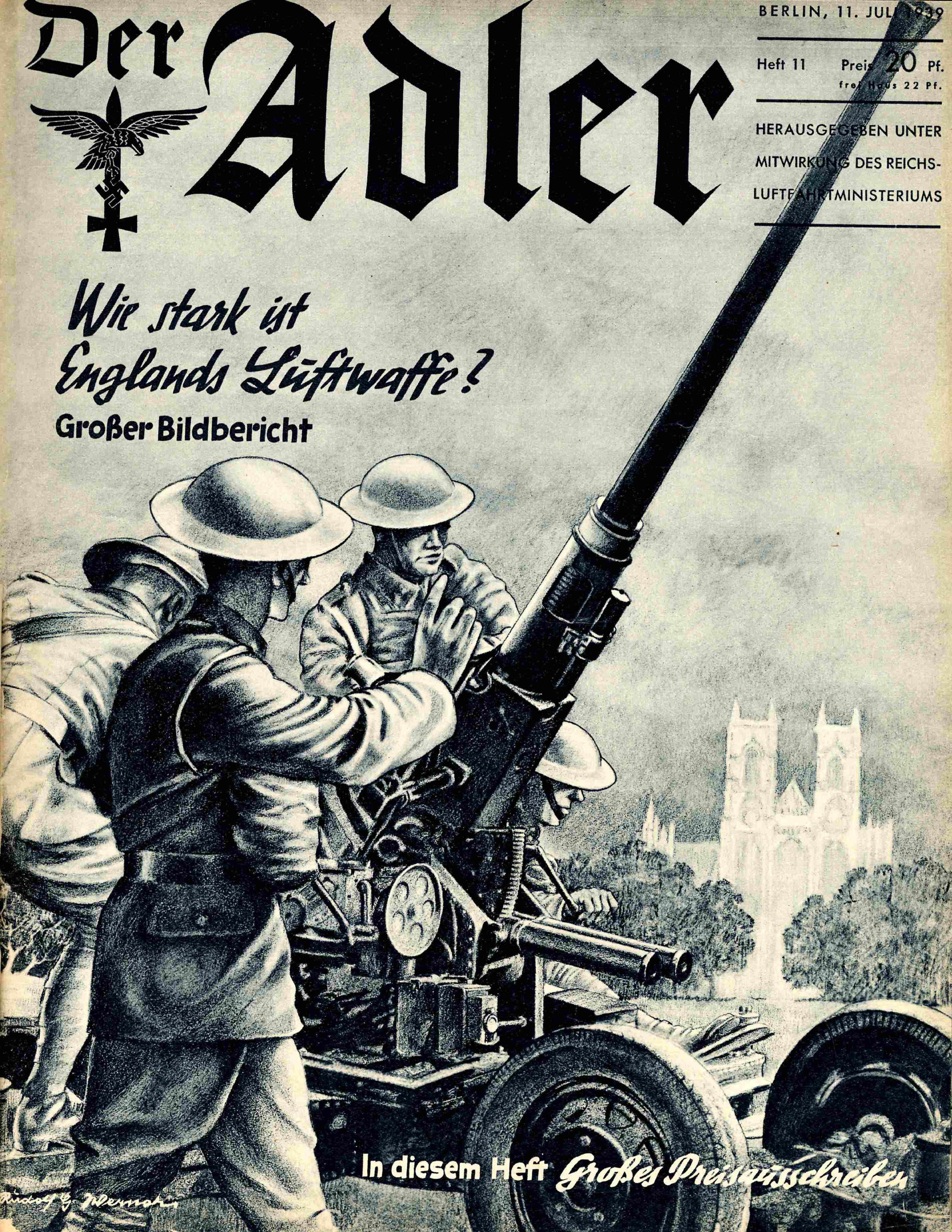 Der Adler - 1939 - Heft 11 (30 S., Scan)