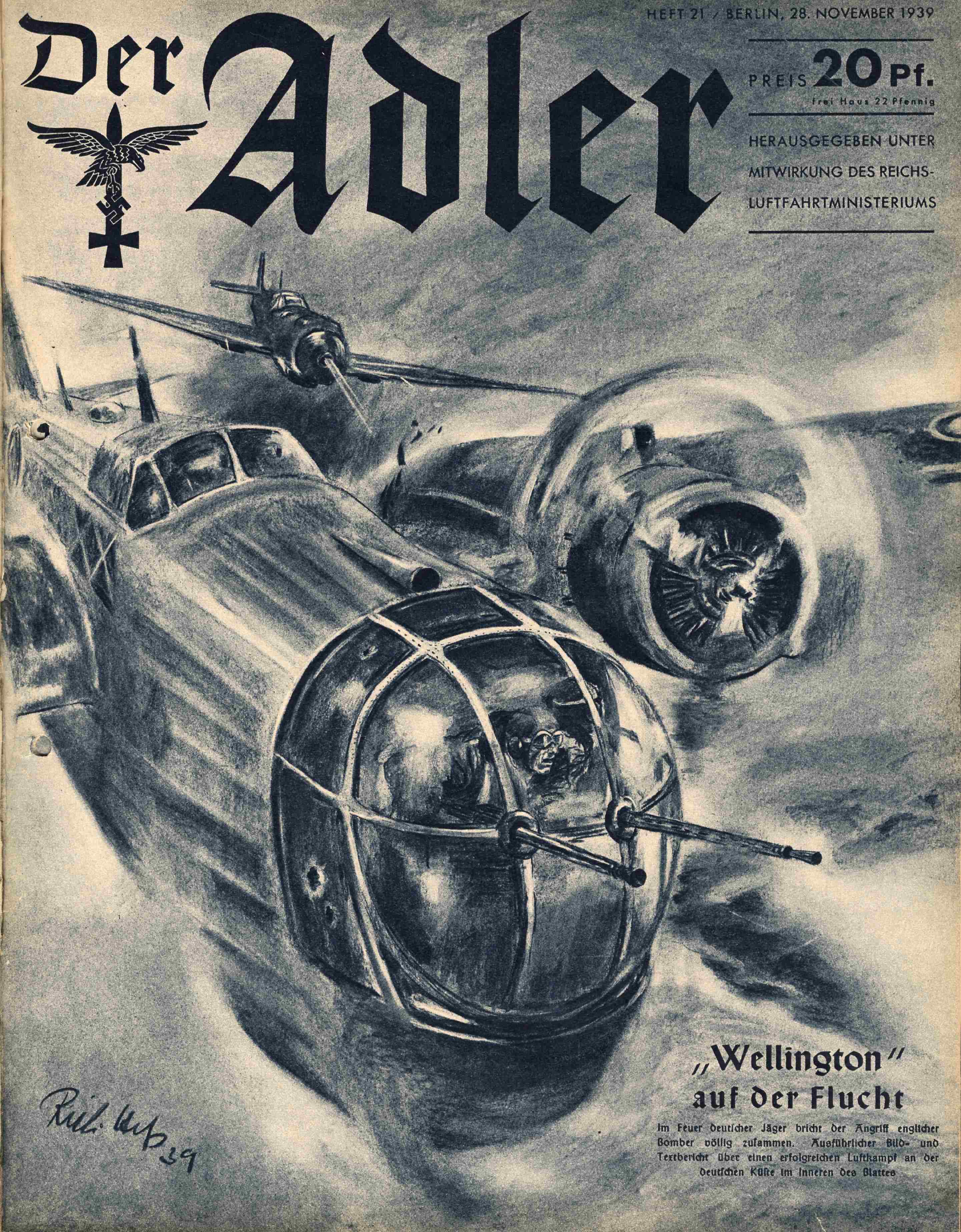 Der Adler - 1939 - Heft 21 (24 S., Scan)