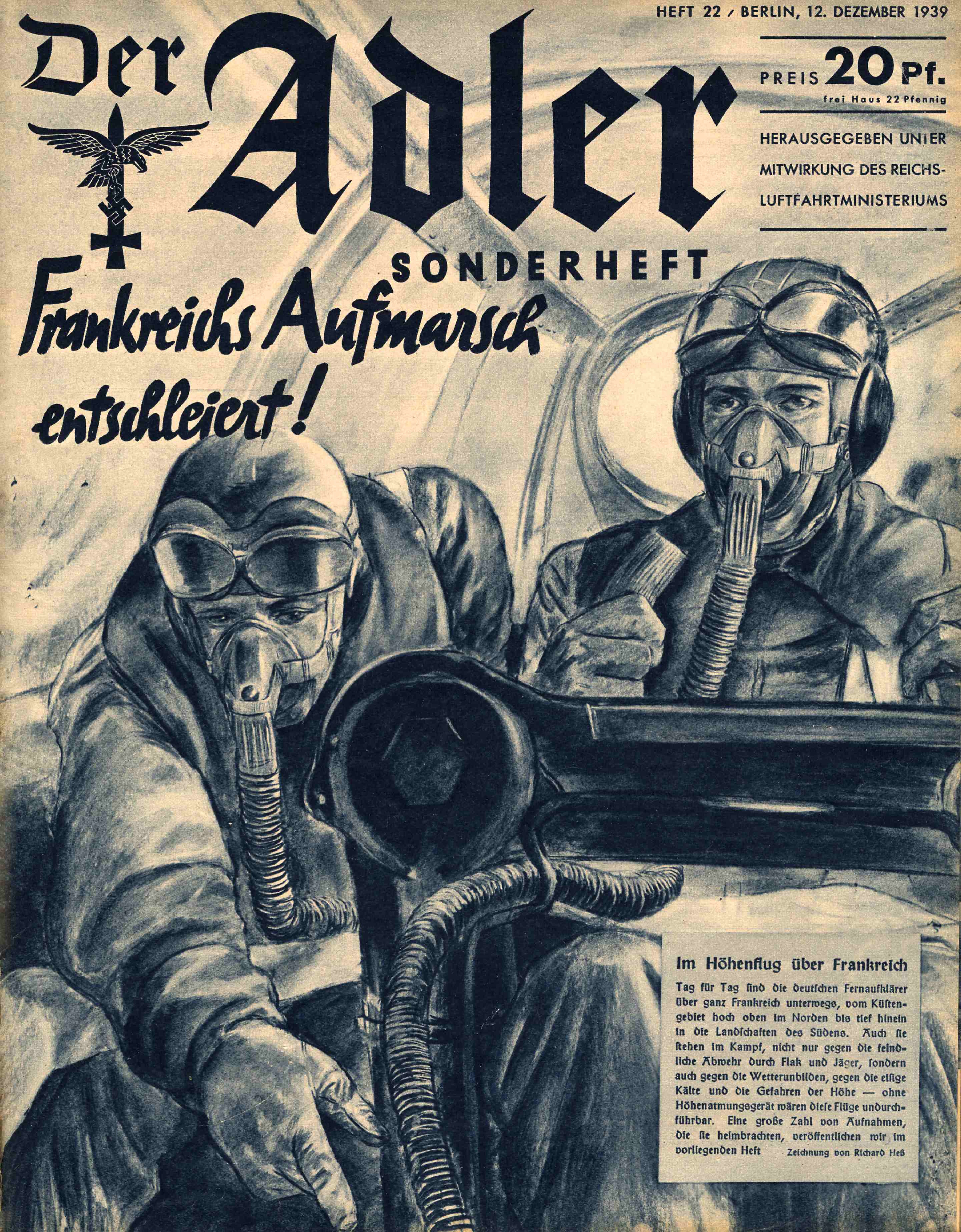 Der Adler - 1939 - Heft 22 (24 S., Scan)