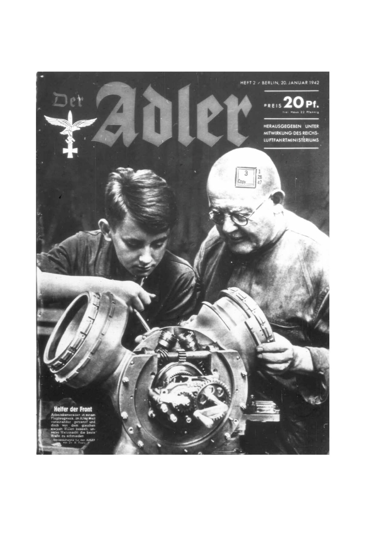 Der Adler - 1942 - Heft 02 (16 S., Scan)