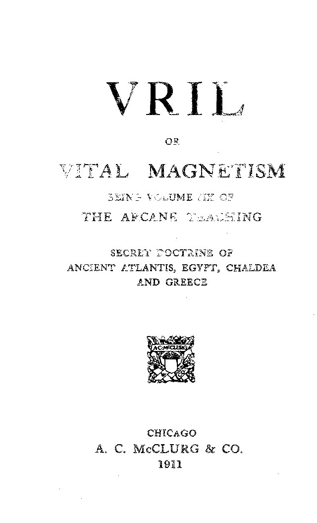 Vril or Vital Magnetism
