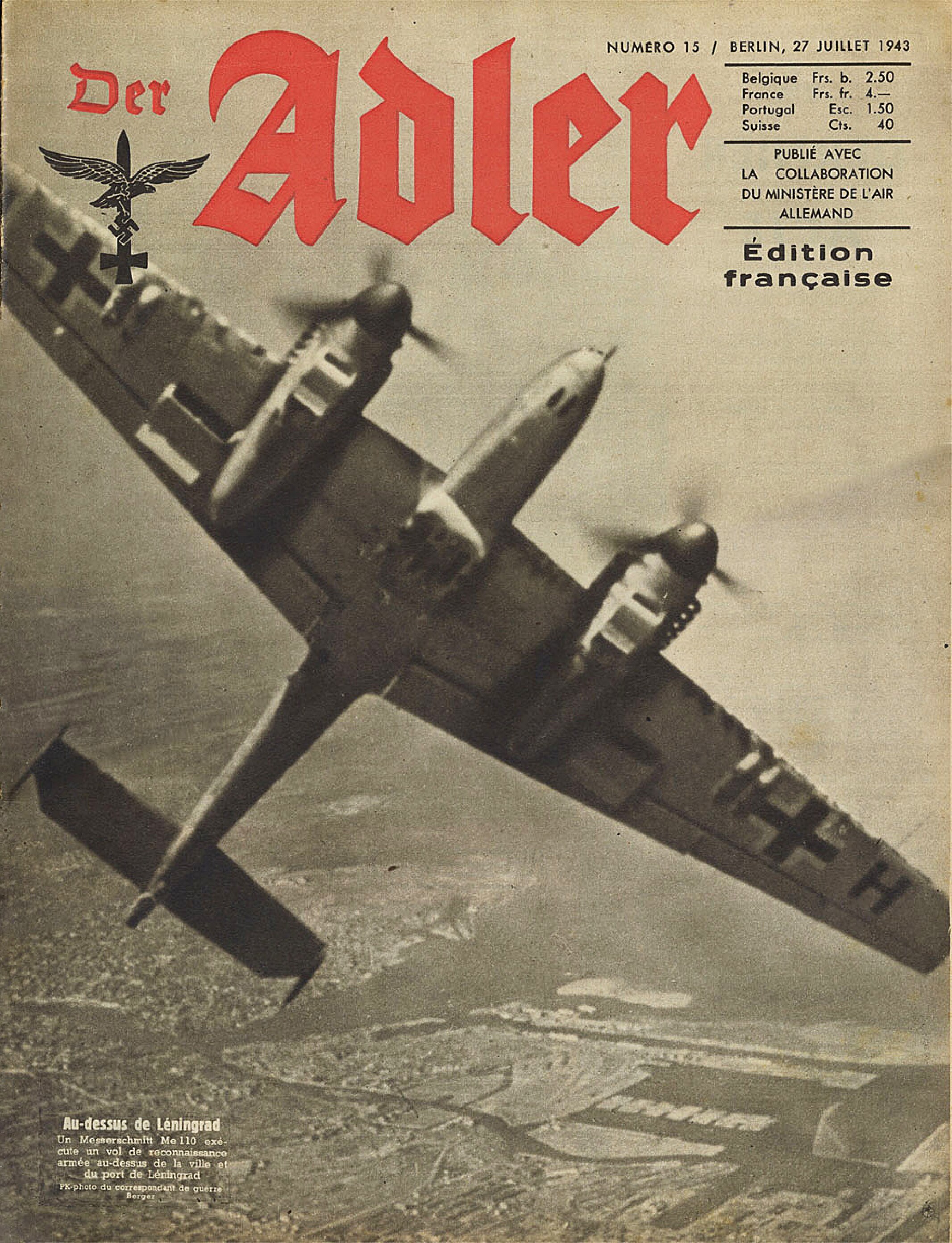 Der Adler - 1943 - Heft 15 (FR, 31 S., Scan)