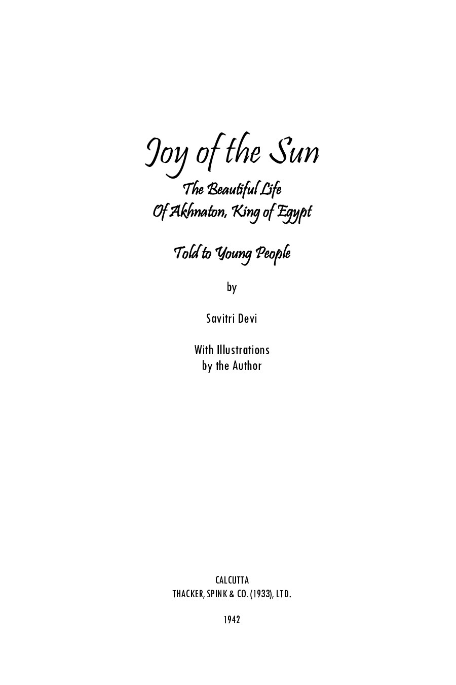 Joy of the Sun