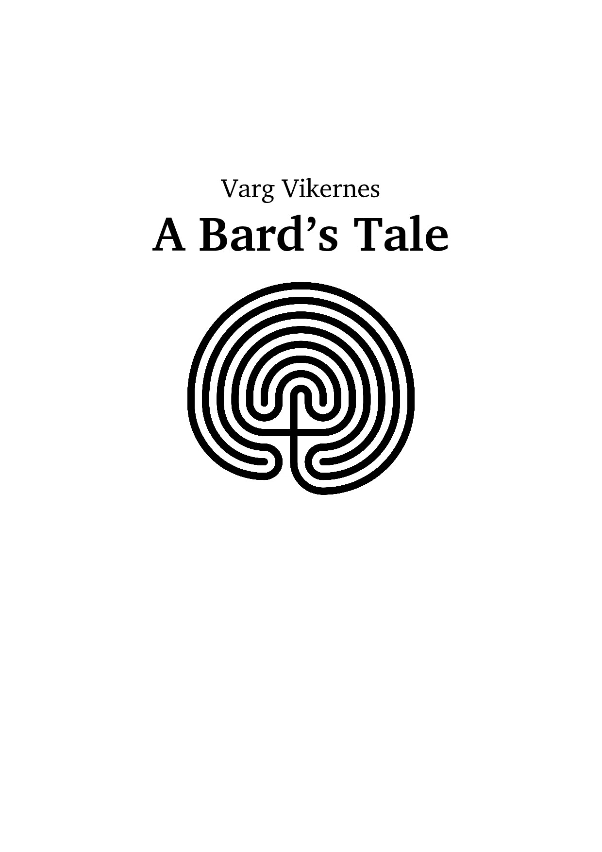 A Bard's Tale