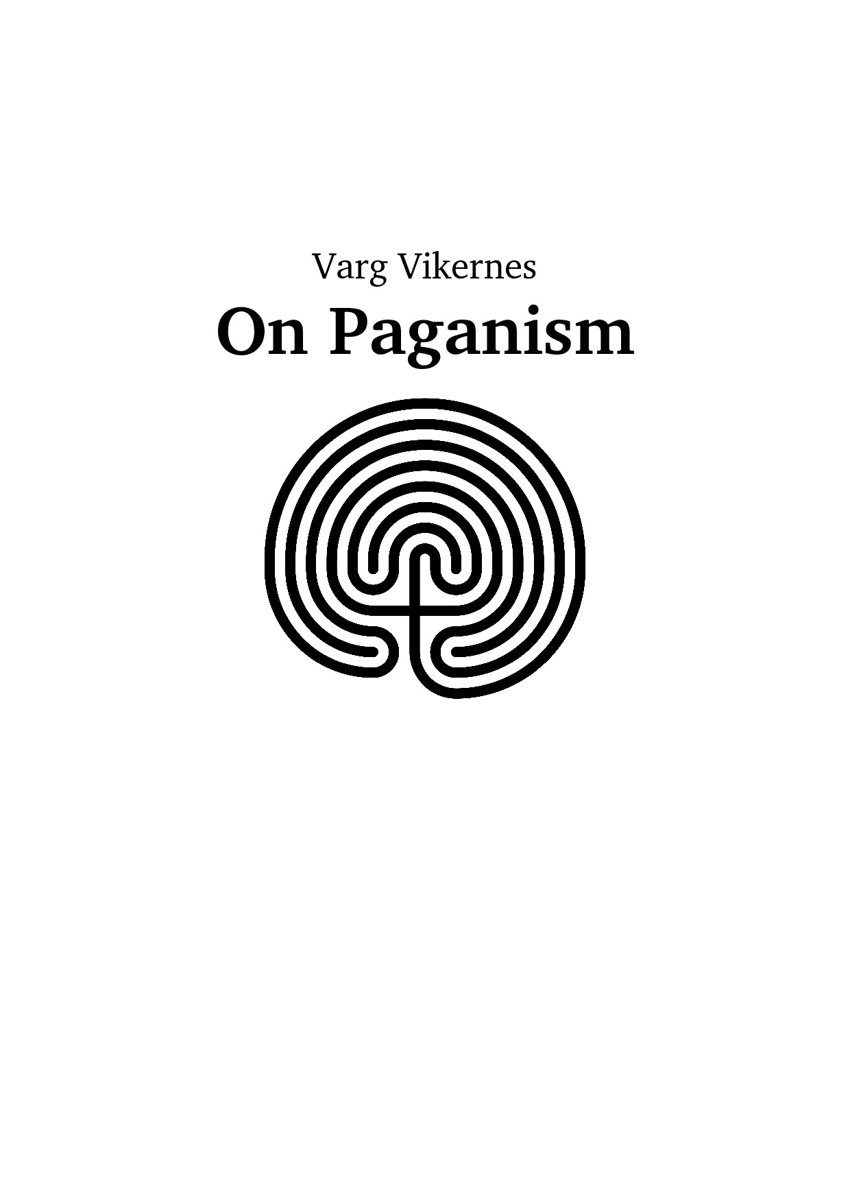On Paganism