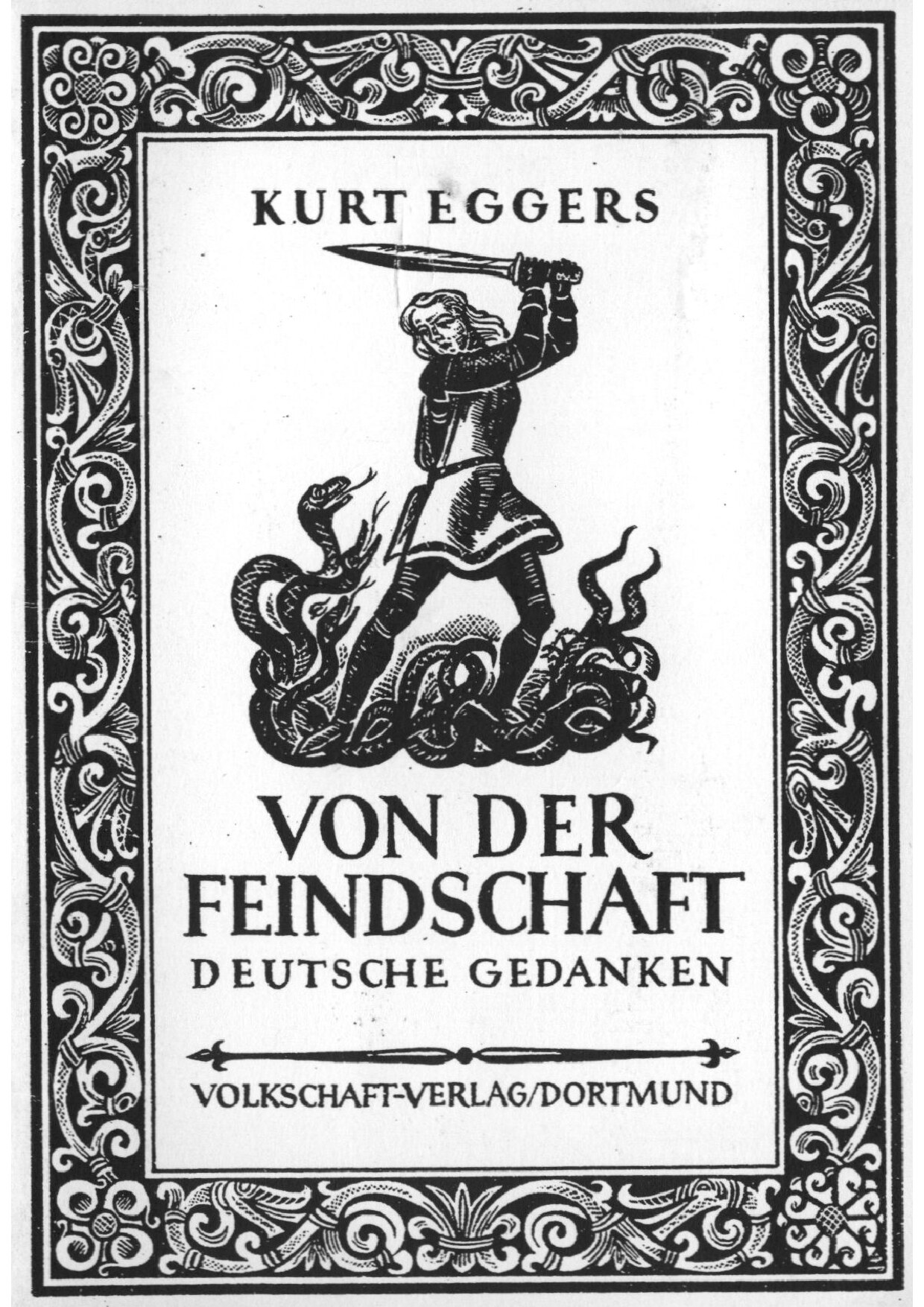 Von der Feindschaft - Deutsche Gedanken (1941, 48 S., Scan)