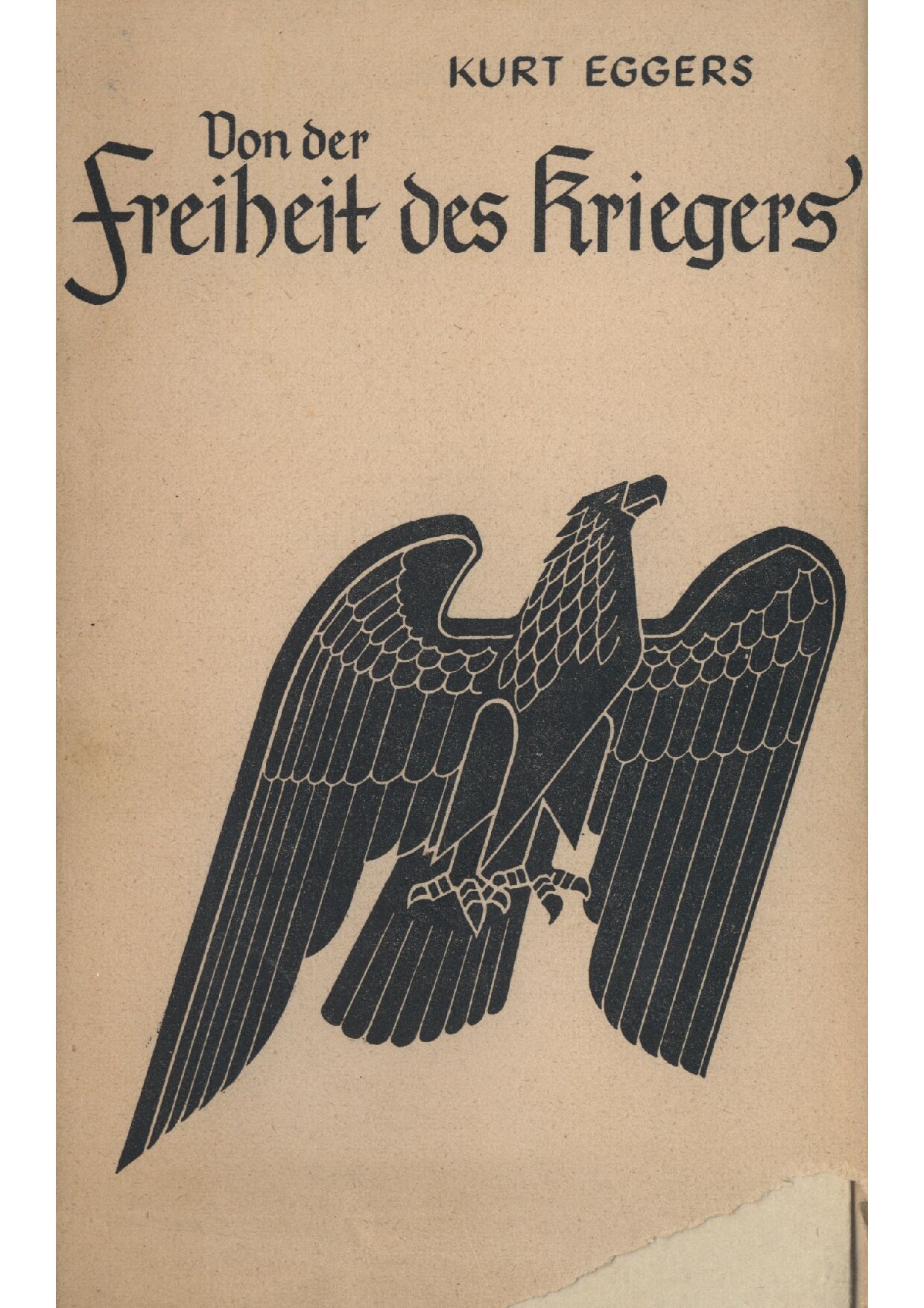 Von der Freiheit des Kriegers (1941, 65 S., Scan, Fraktur)