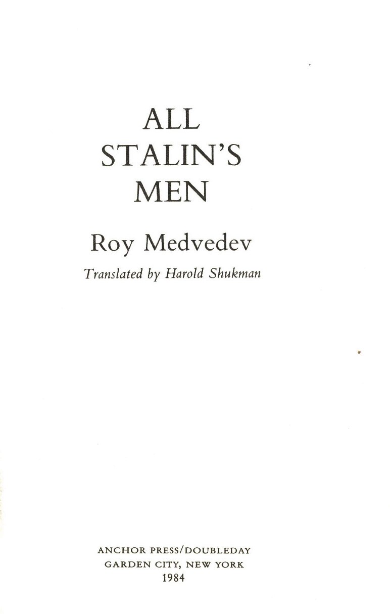 All Stalin's Men
