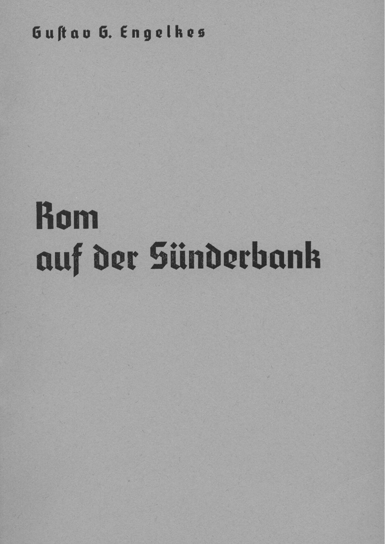 Rom auf der Sünderbank