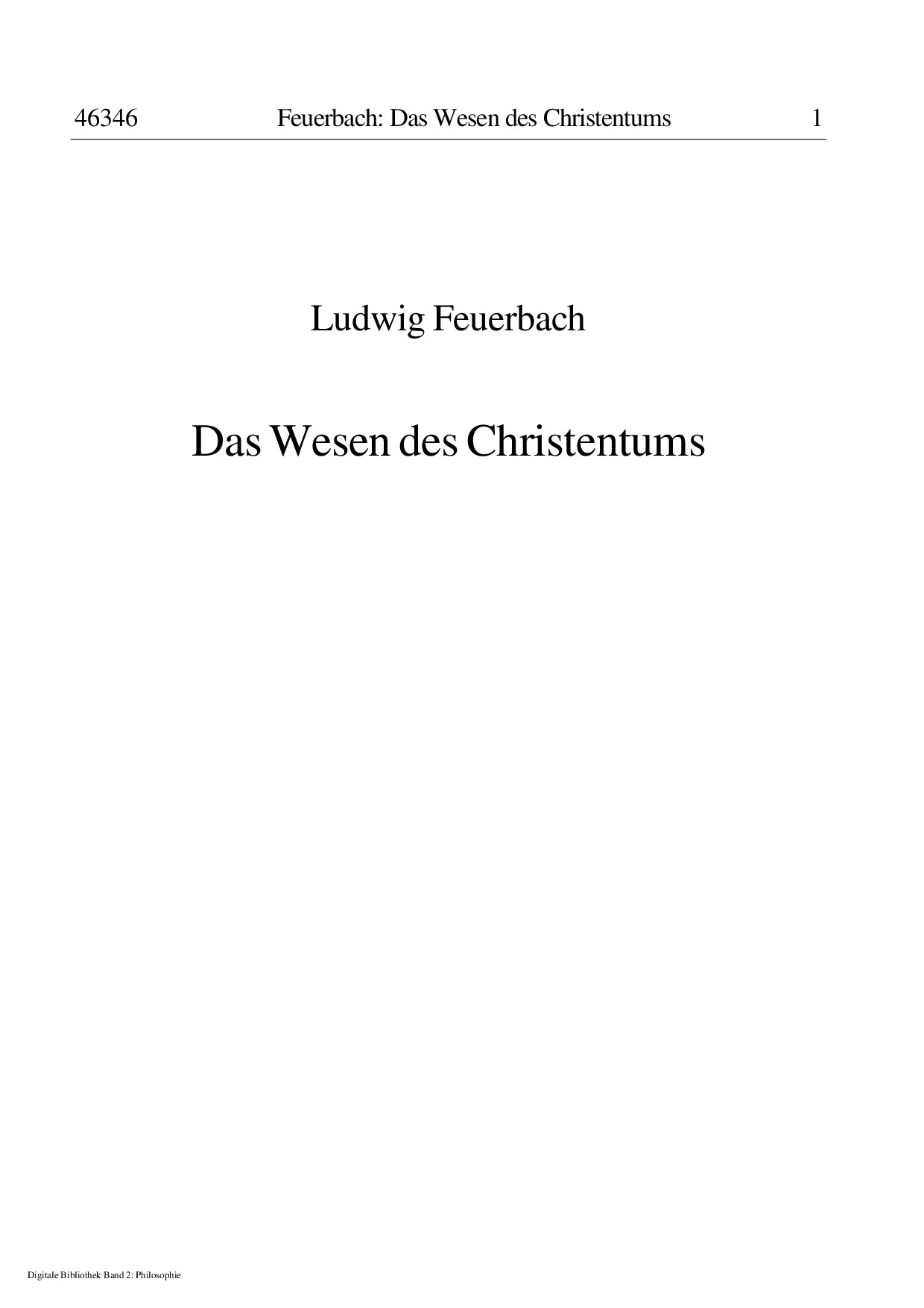 Das Wesen des Christentums