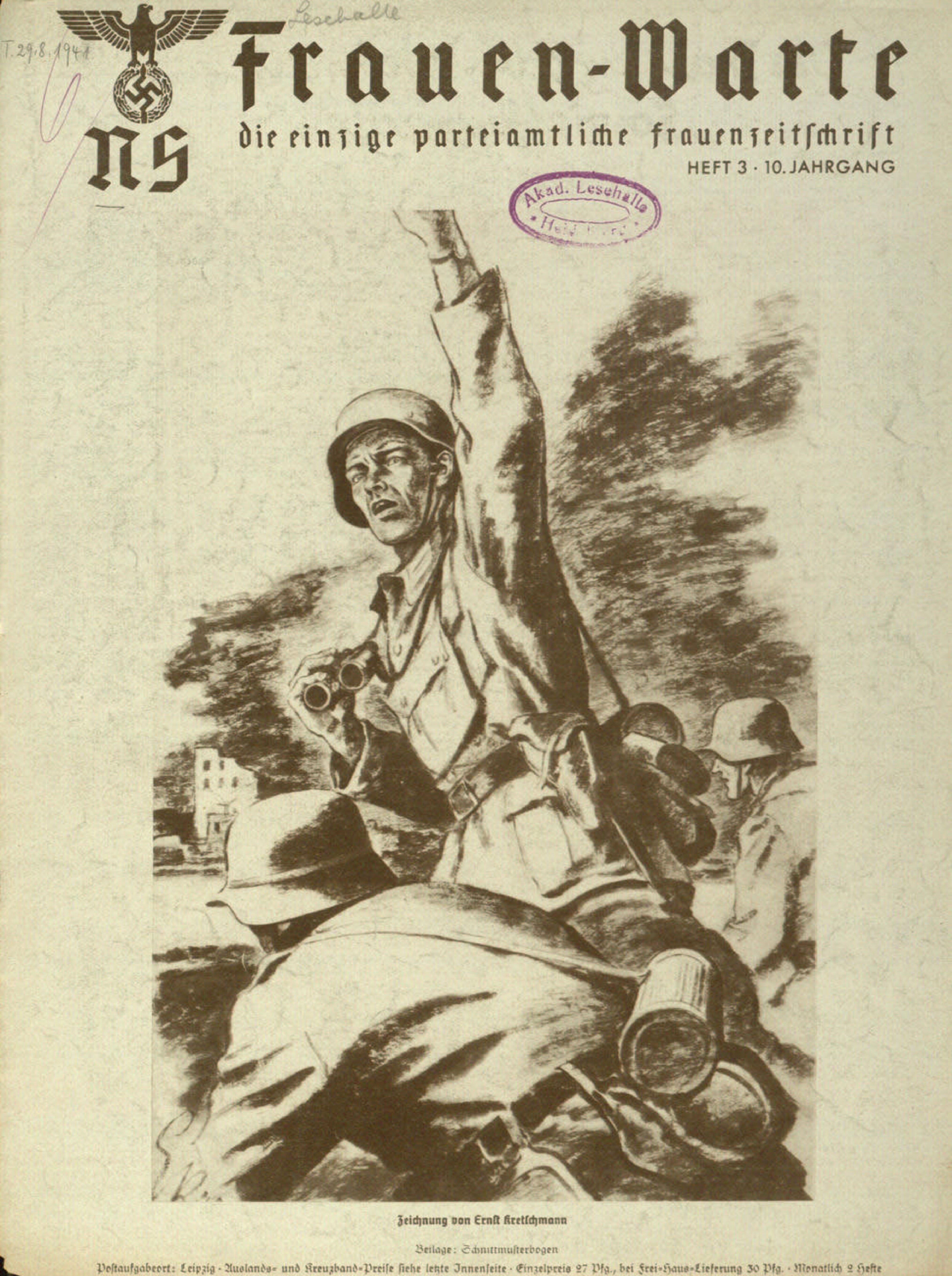 Frauen-Warte 10. Jahrgang Heft 03 (1941, 28 S., Scan, Fraktur)