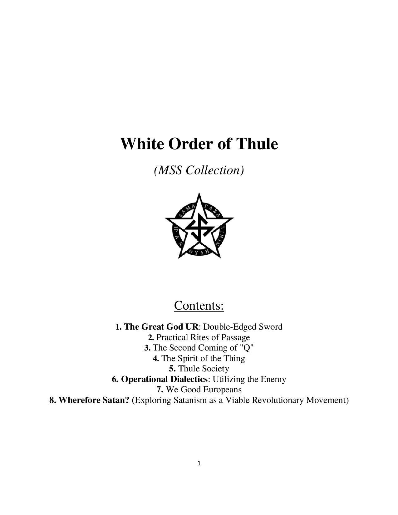 White Order of Thule