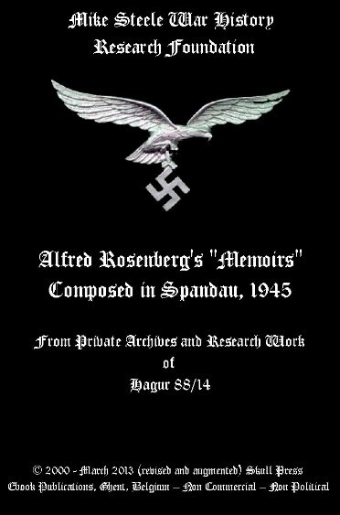 Alfred Rosenberg's "Memoirs"