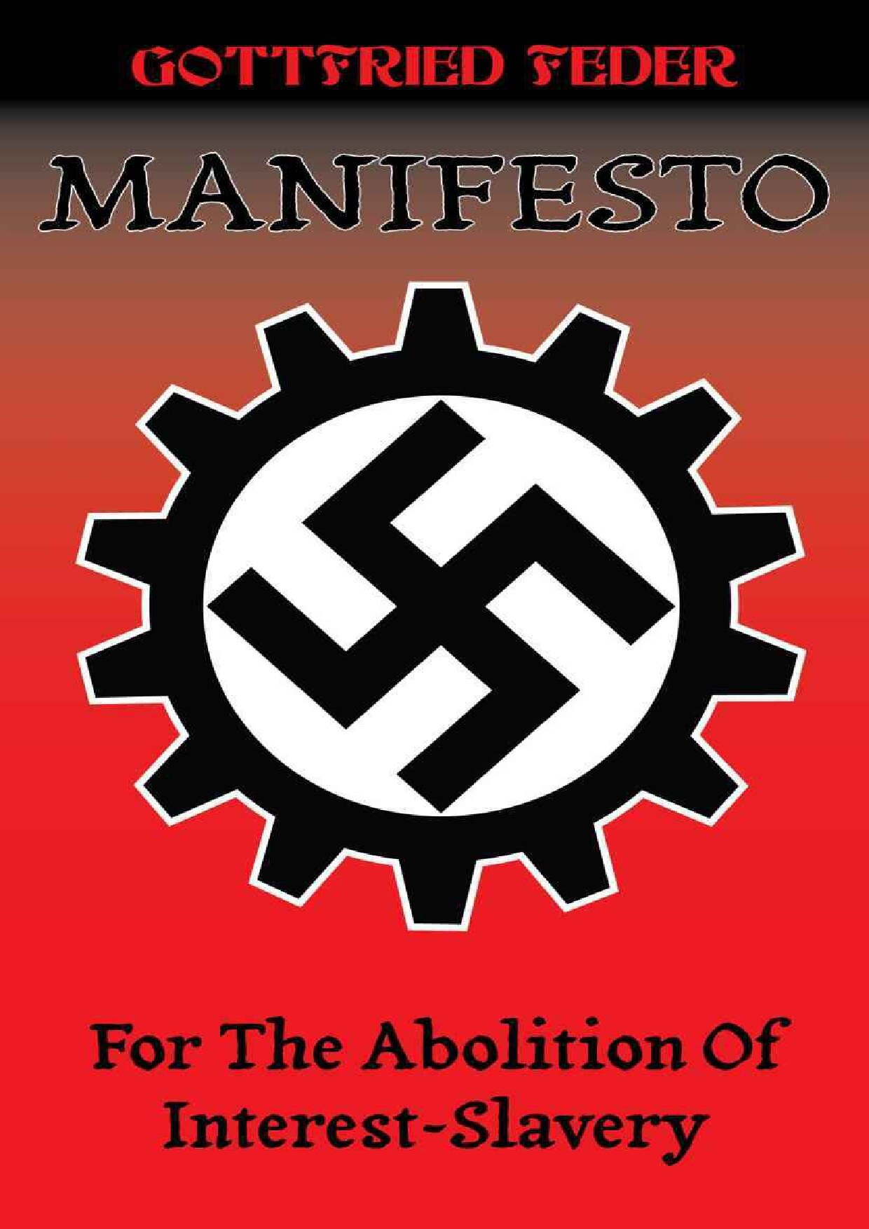 Manifesto for the Abolition of Enslavement to Interest on Money