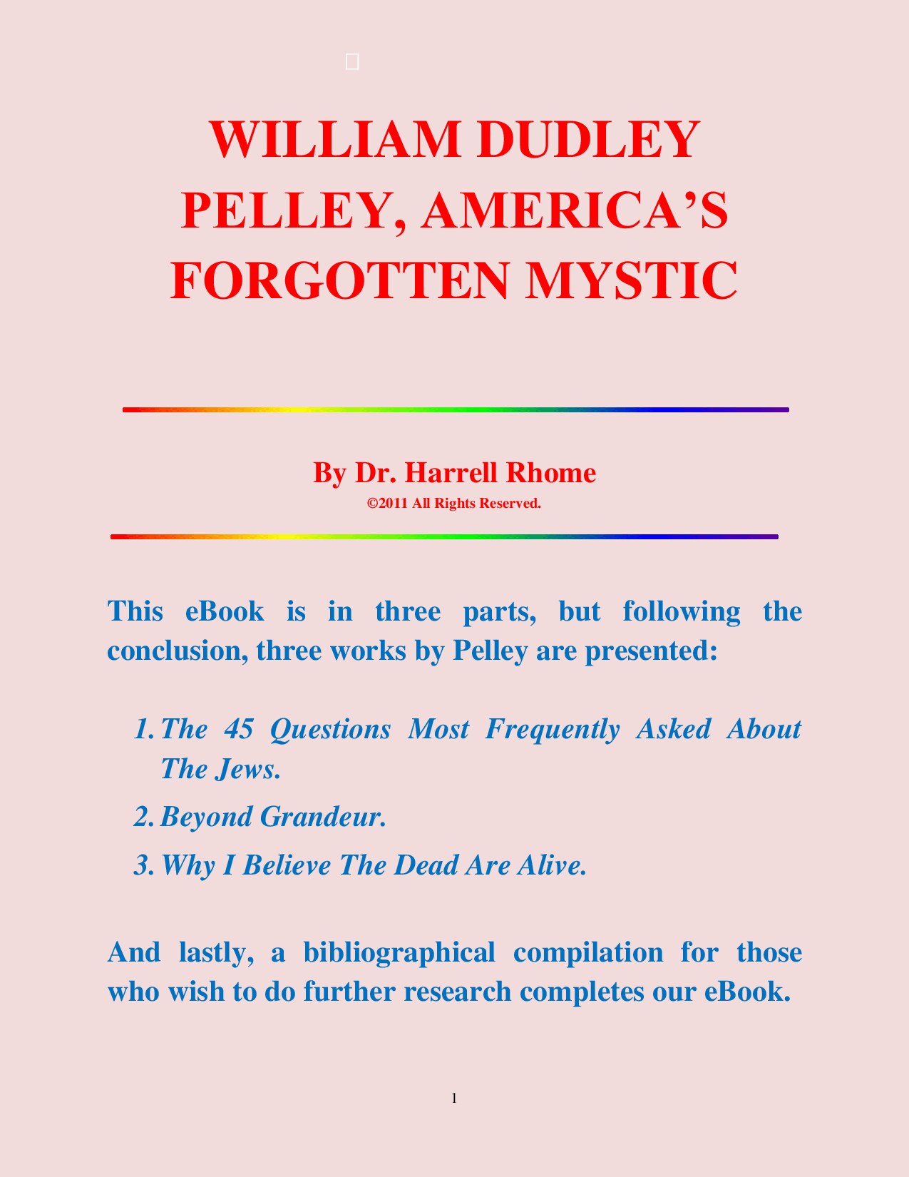 William Dudley Pelley - America's Forgotten Mystic