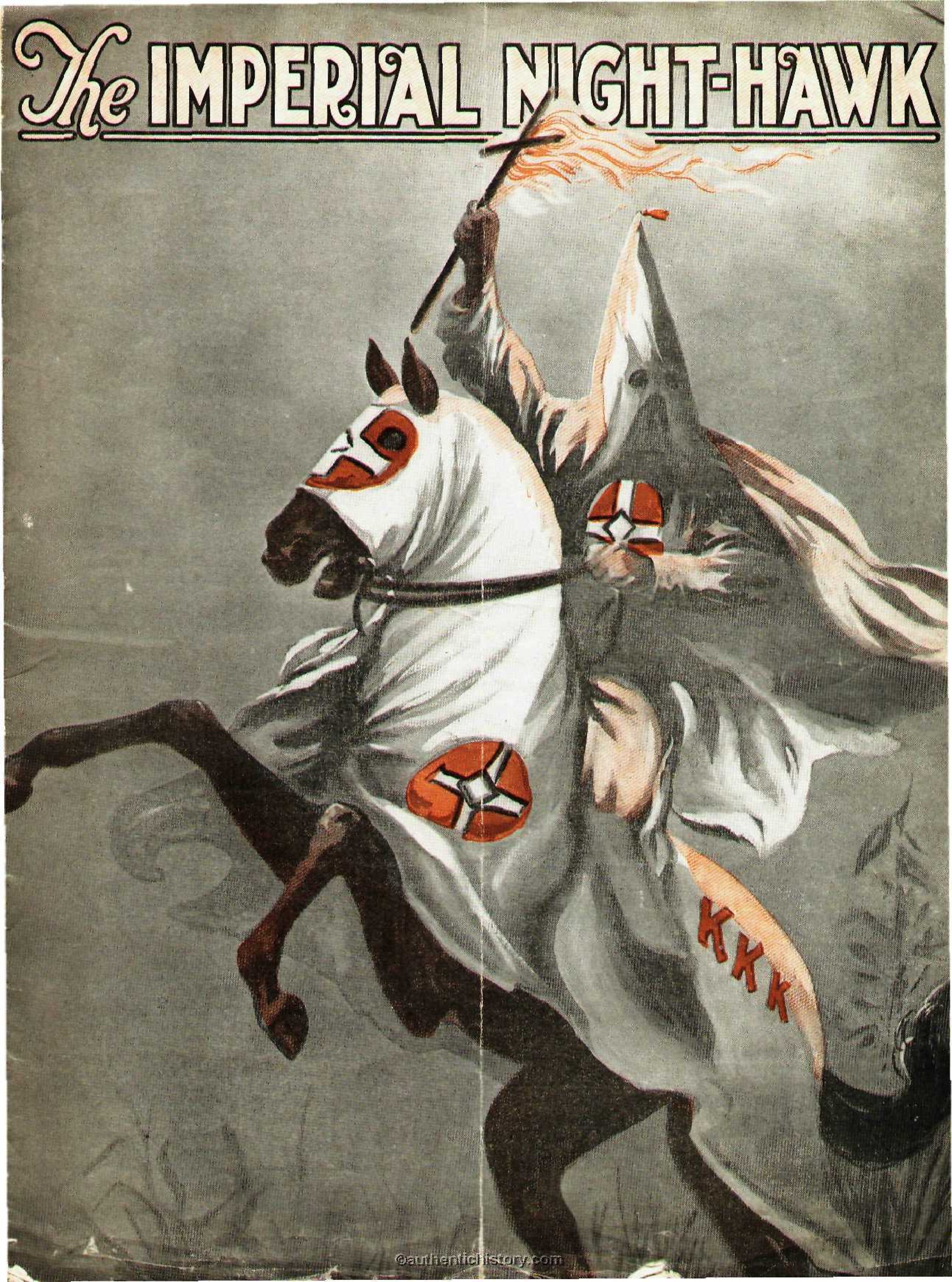 KKK Newspaper - Imperial Night-Hawk 29 August 1923