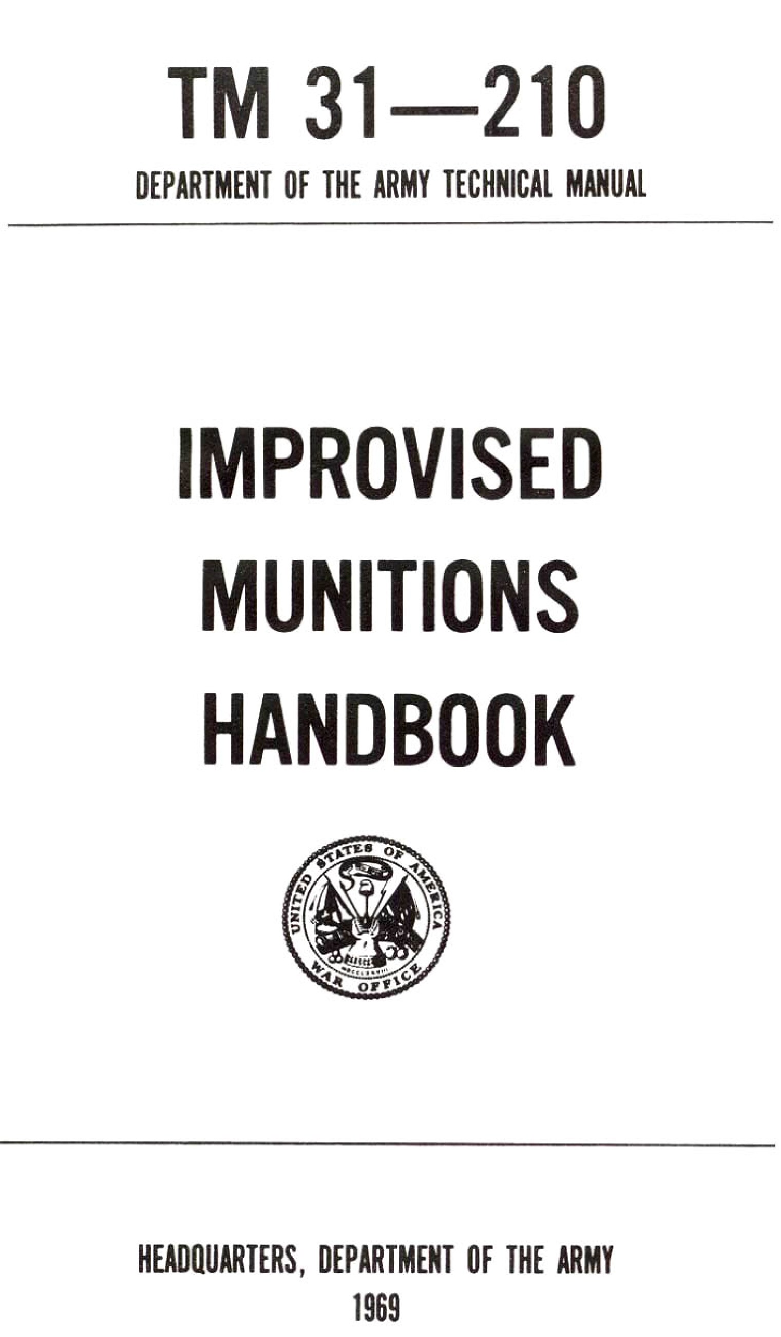 TM 31-210: Improvised Munitions Handbook