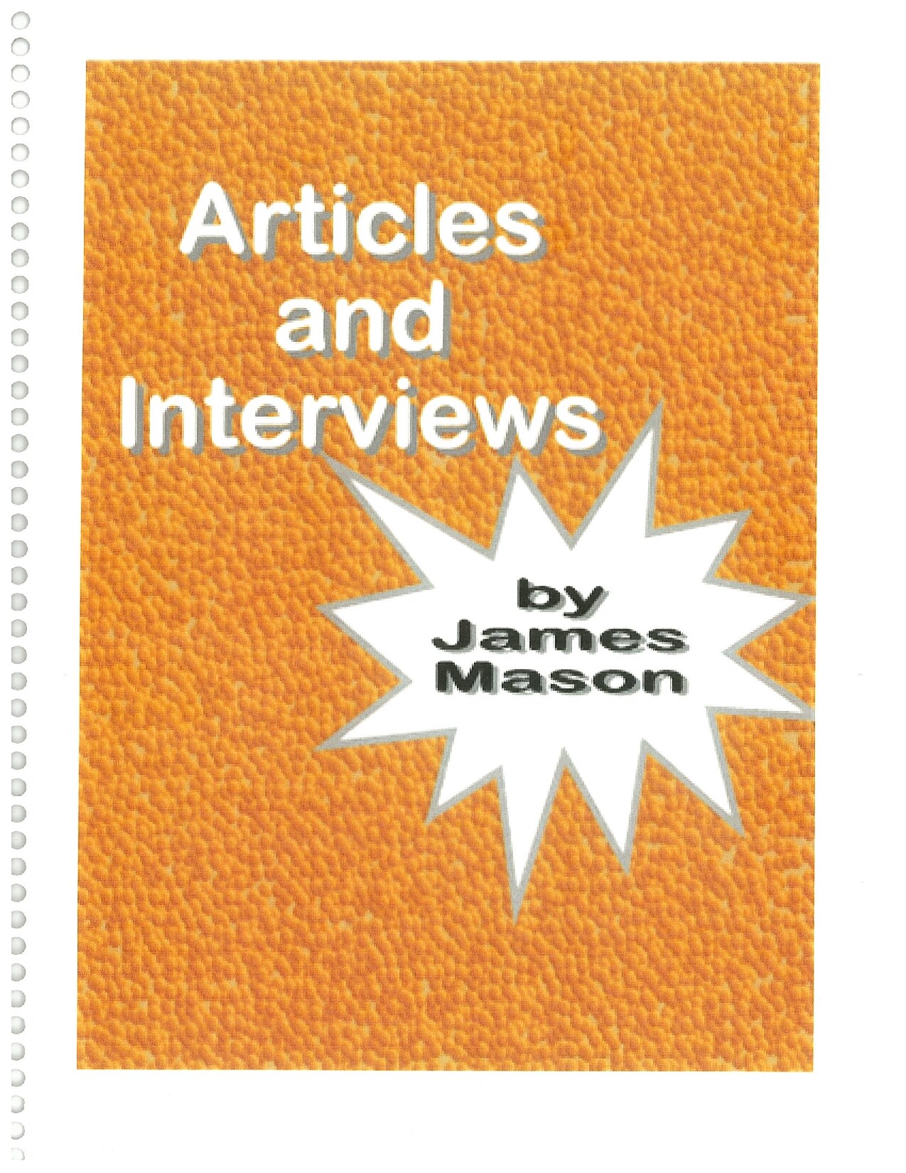 Articles and Interviews by James Mason