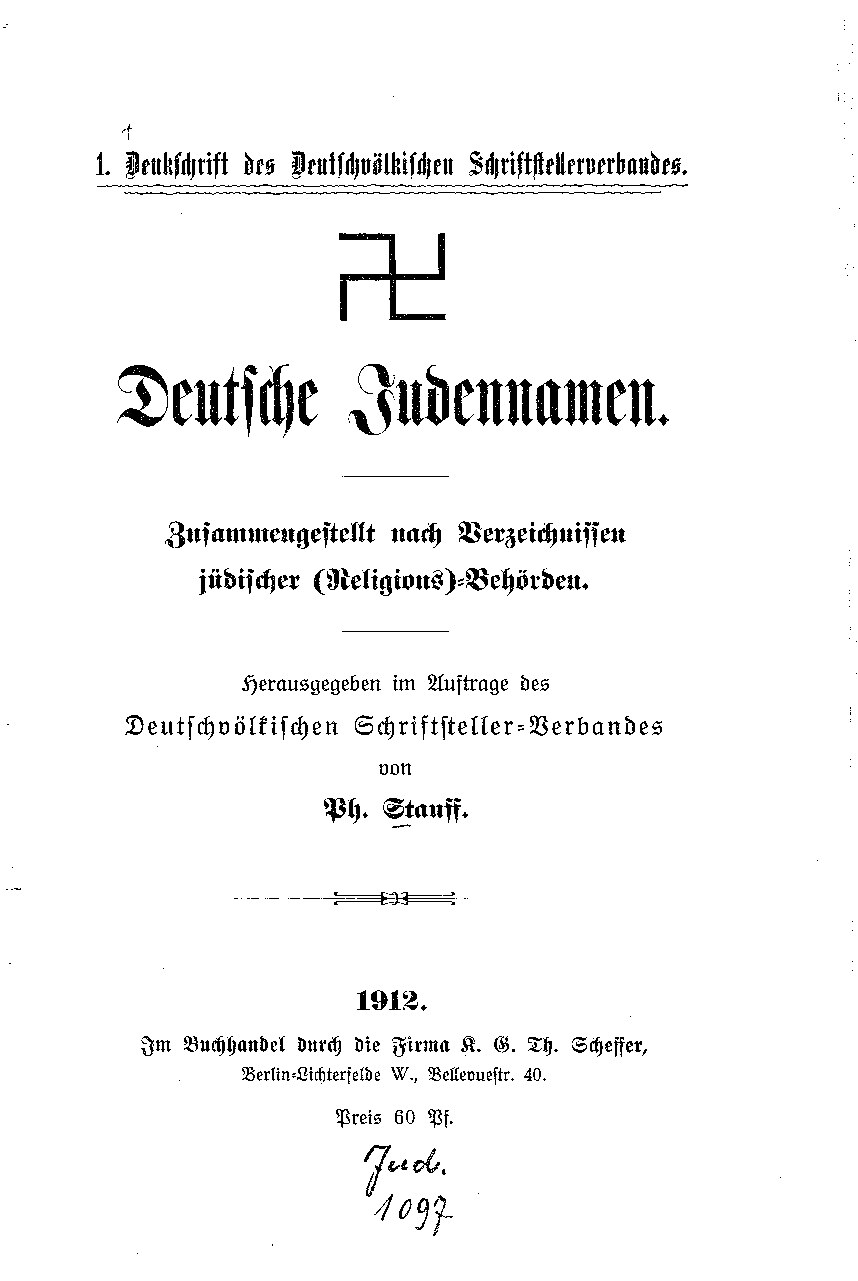 Deutsche Judennamen