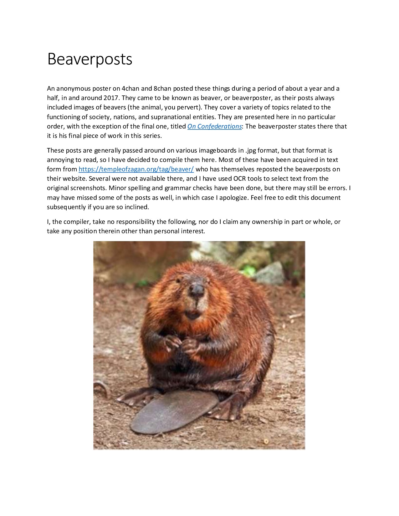 Beaverposts