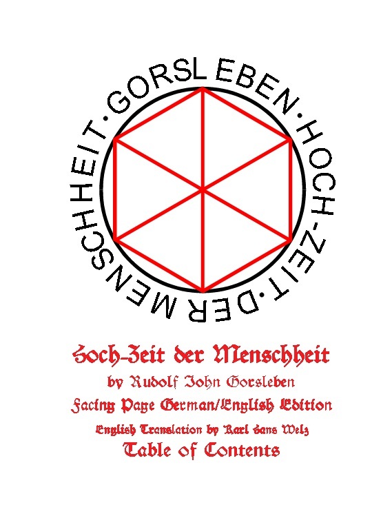 Hoch-zeit der Menschheit - Zenith of Mankind (English edition) - Rudolf Gorsleben