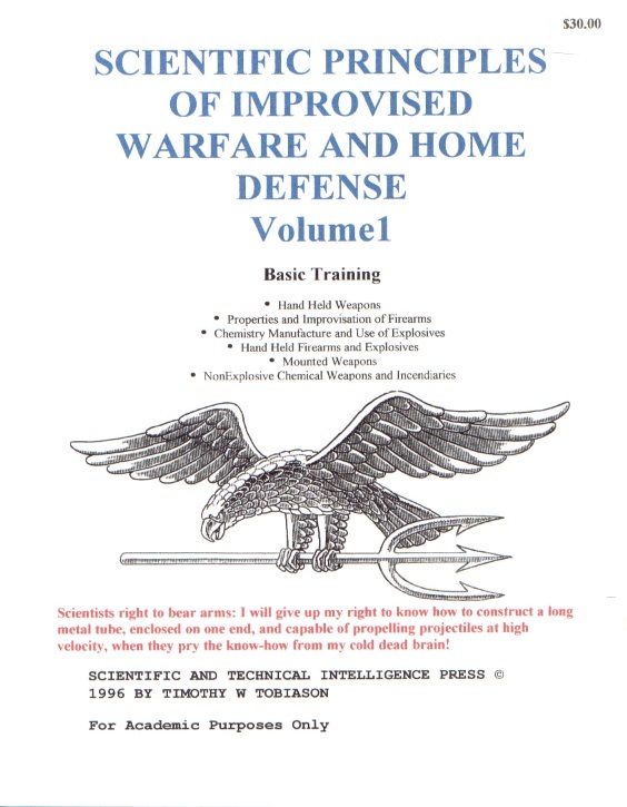 Timothy Tobiason - Scientific Principles of Improvised Weapons and Home Defense Volume 1 - Basic Training