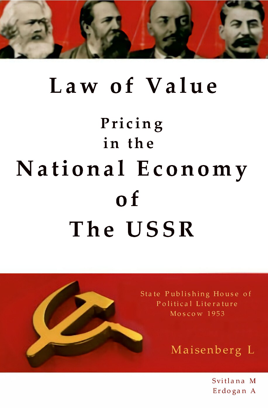 Law of Value - Pricing in the national economy of  the USSR