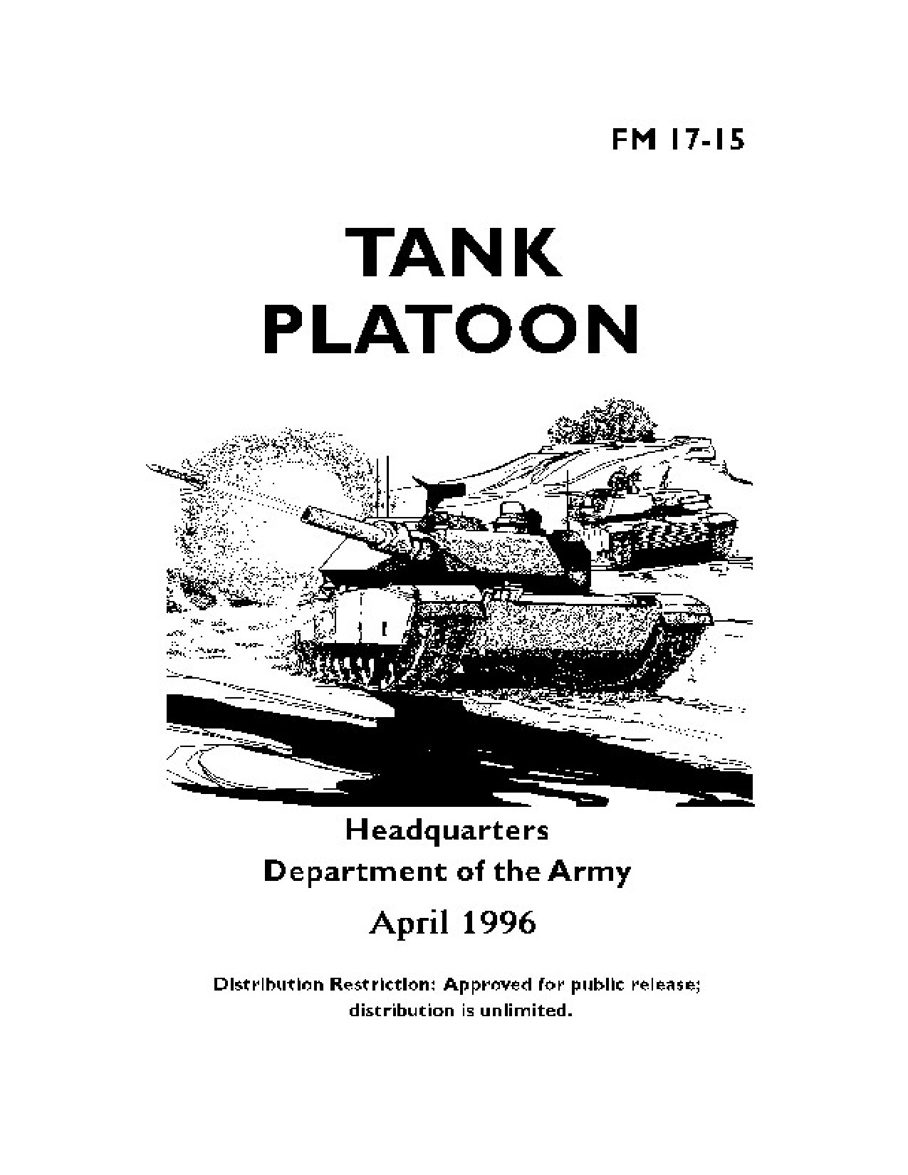 FM 17-15 Tank Platoon