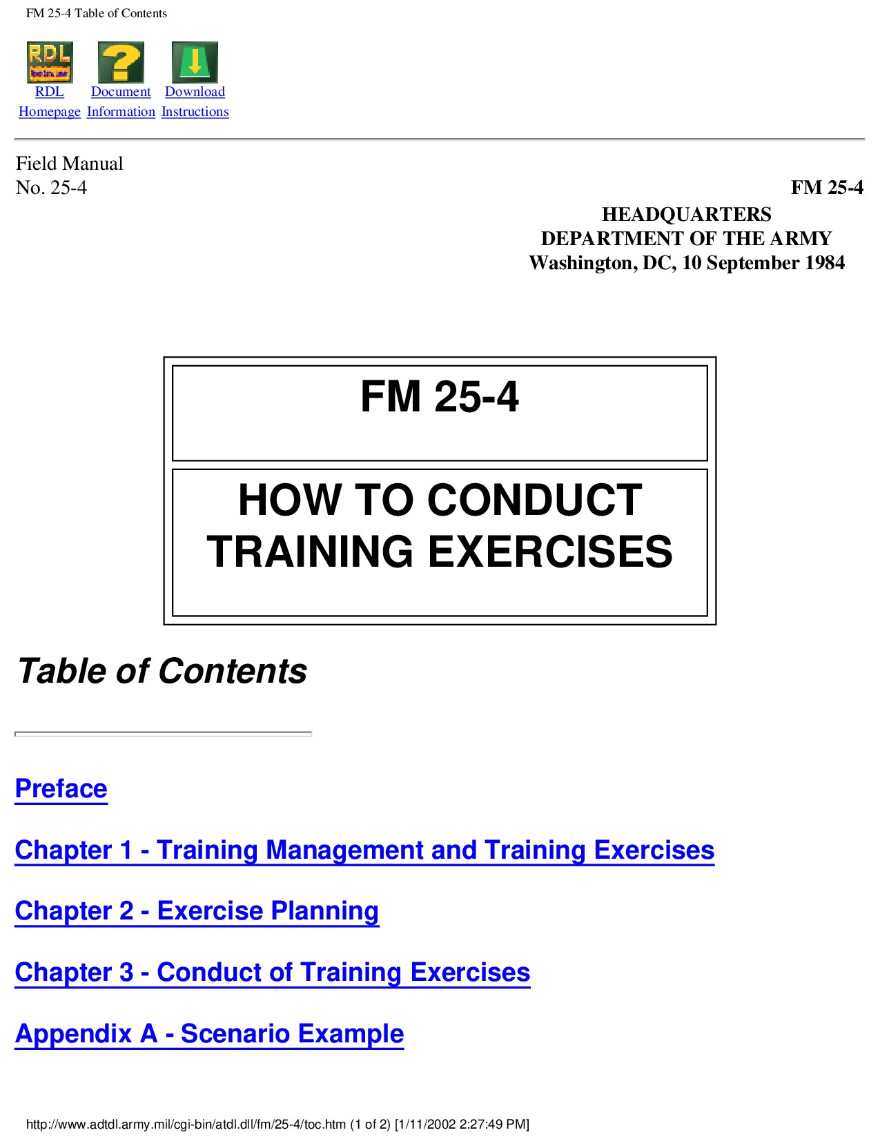 How to Conduct Training Exercises