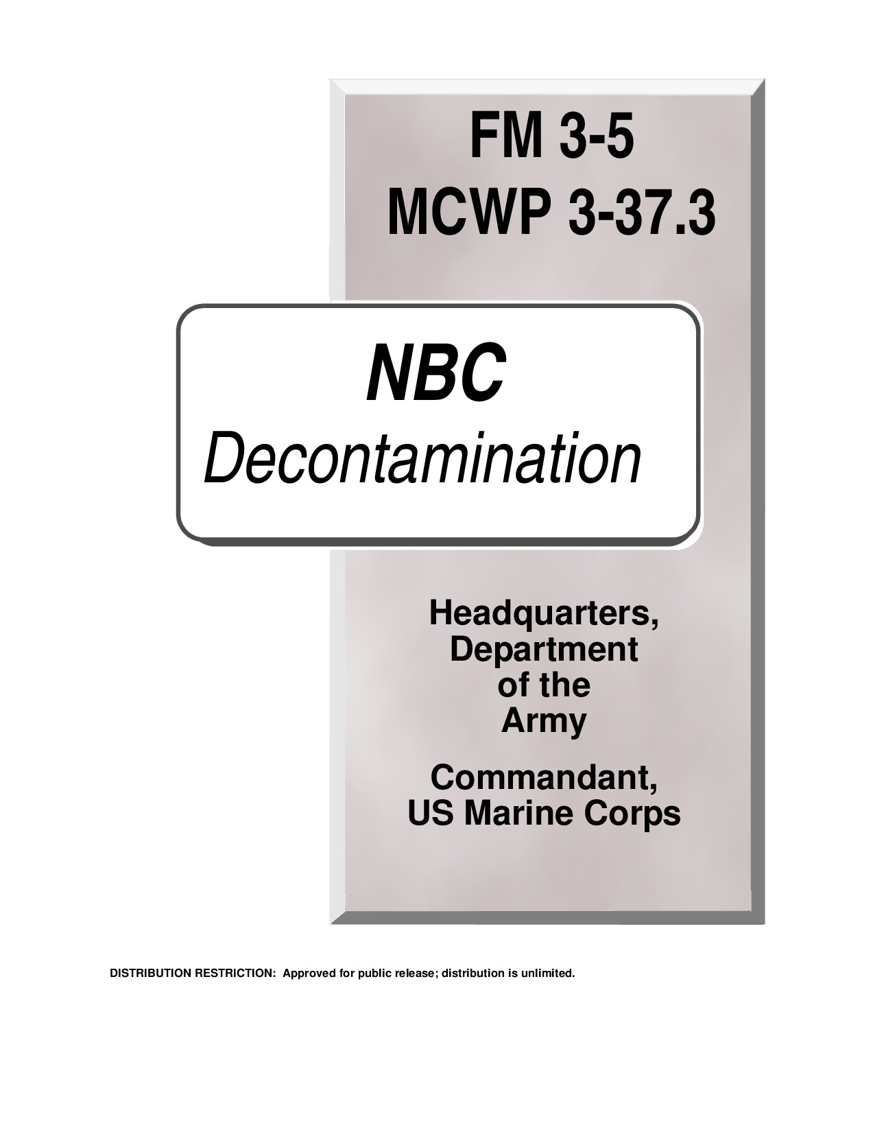 MCWP 3-37.3wch1 NBC Decontamination