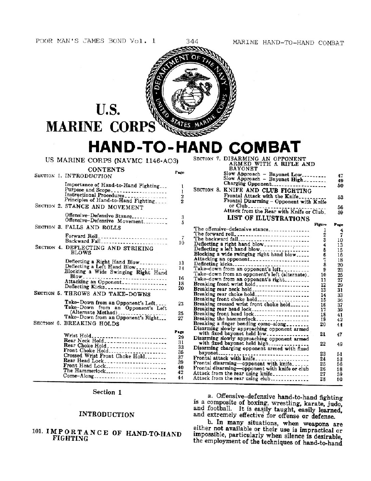 US Marine Corps - Hand to Hand Combat