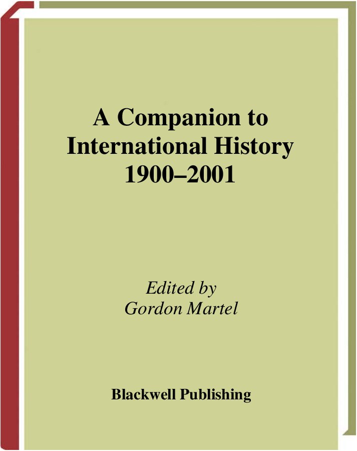 Blackwell; Companion To International History 1900 - 2001