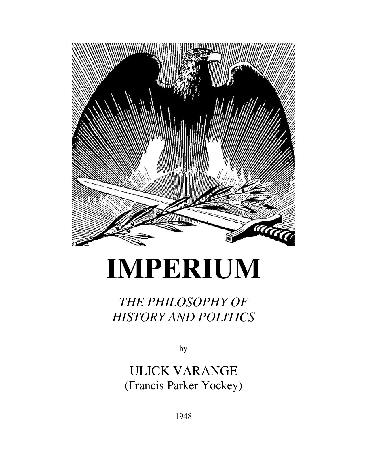 Imperium: The Philosophy of History and Politics