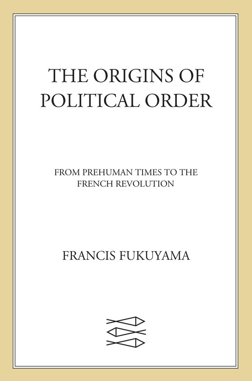 The Origins of Political Order