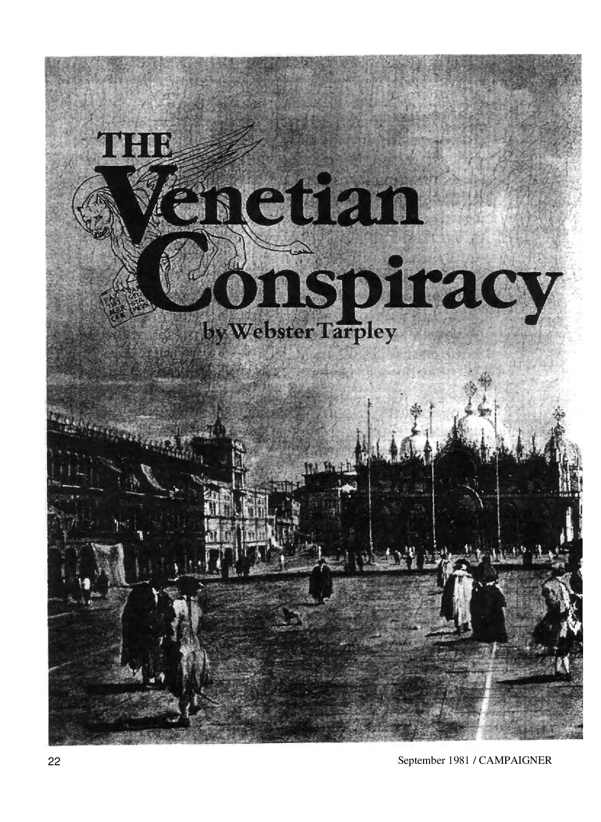Tarpley - The Venetian Conspiracy