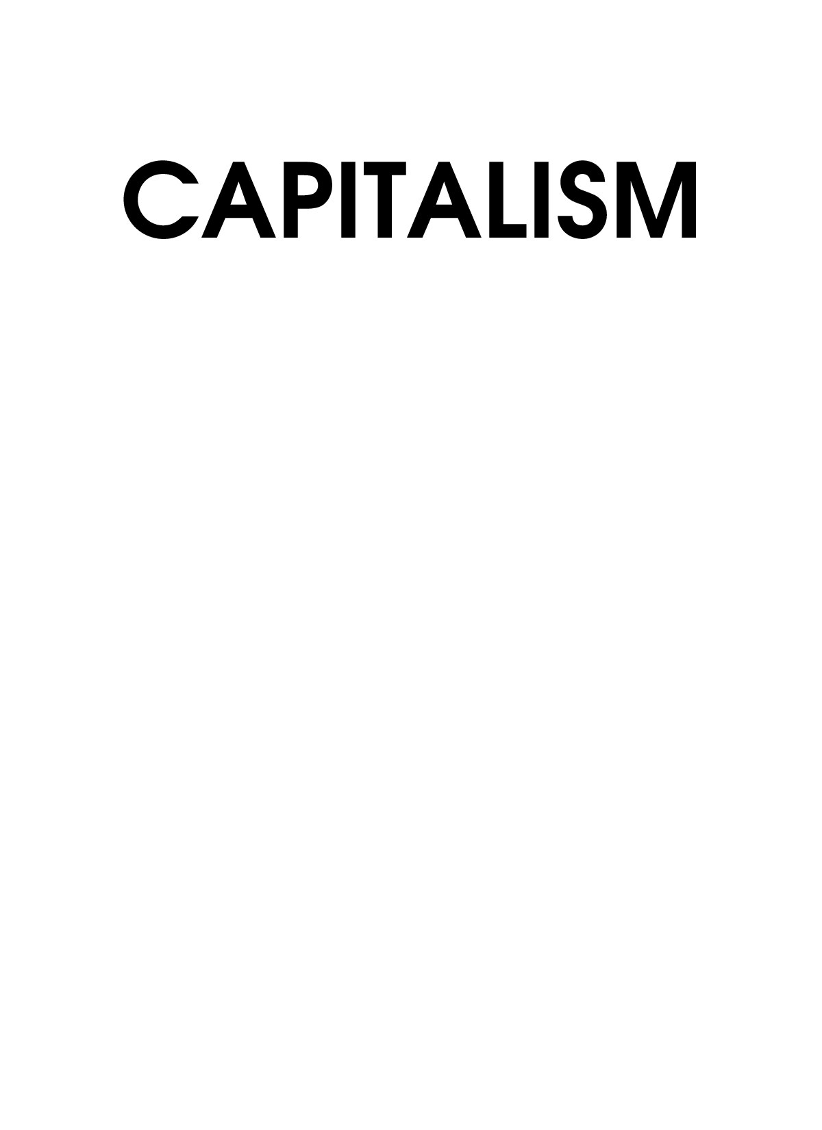 George Reisman - Capitalism; A Treatise on Economics