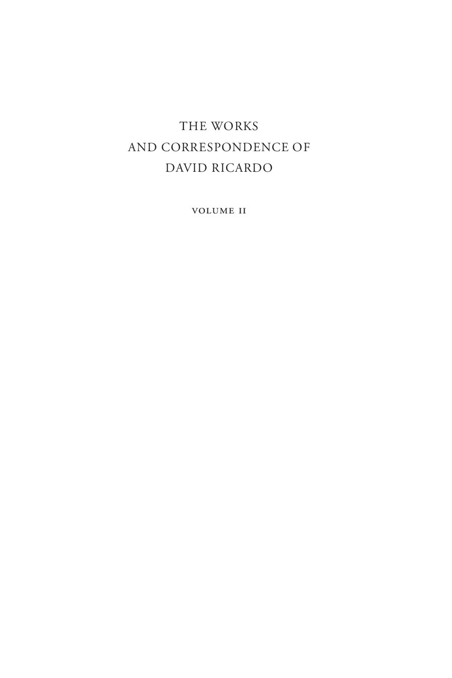 David Ricardo - Notes on Malthus's Principles of Political Economy Vol 2
