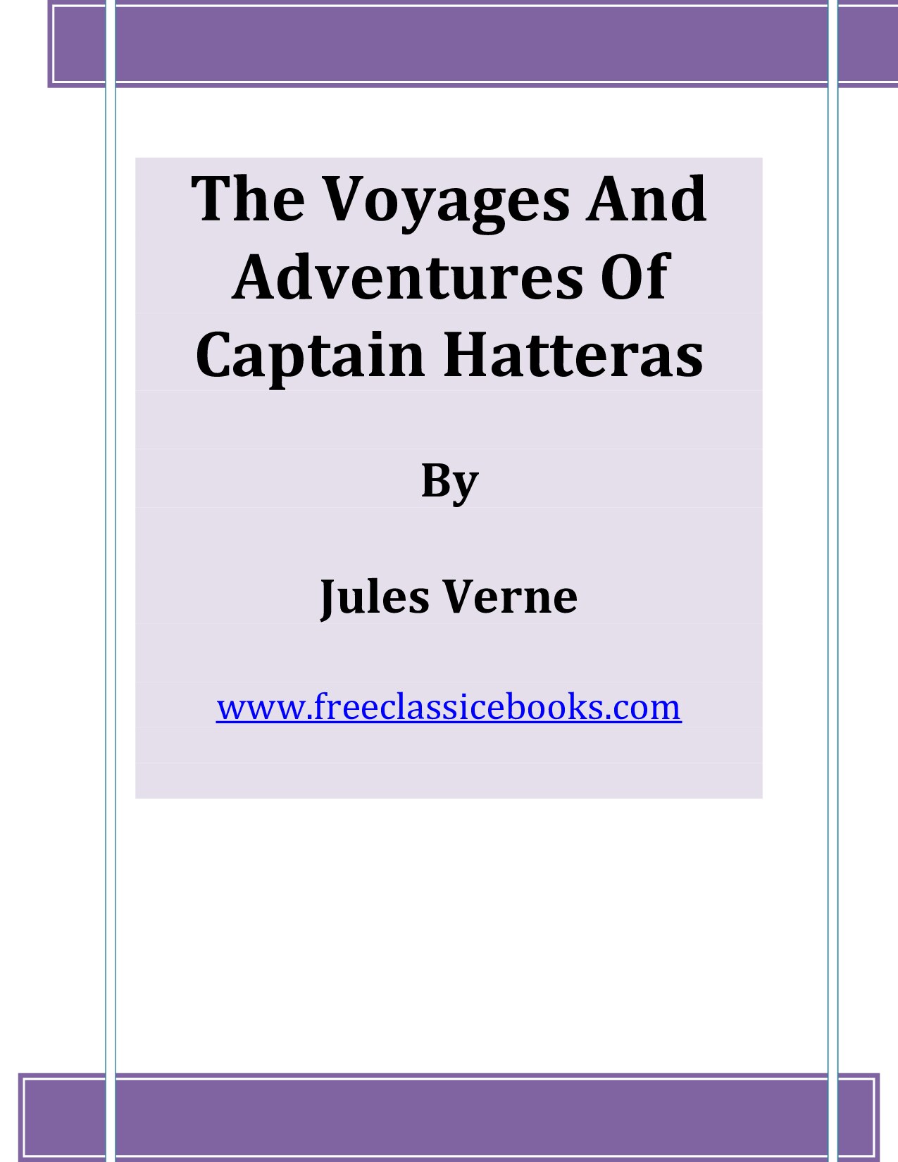 Microsoft Word - The Voyages And Adventures Of Captain Hatteras.doc