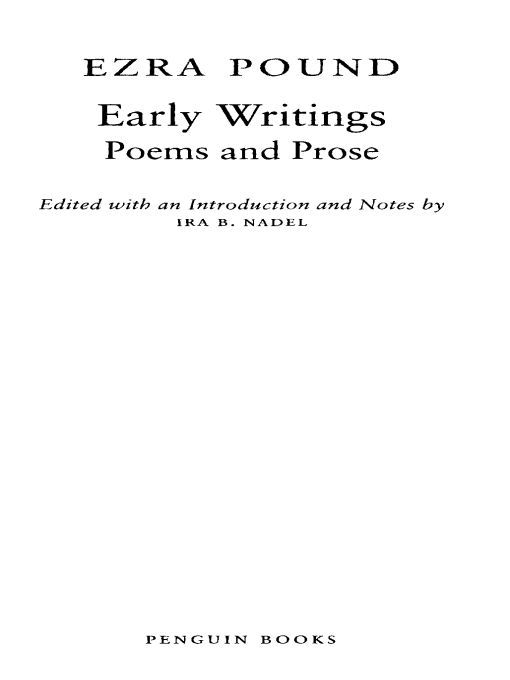 Early Writings (Pound, Ezra)