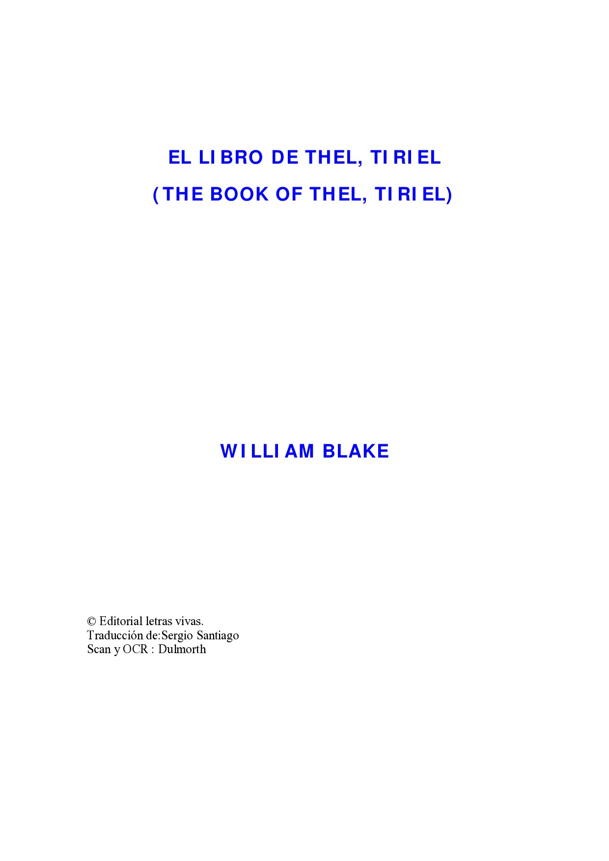 Microsoft Word - Blake, William-El libro de thel-tiriel.doc