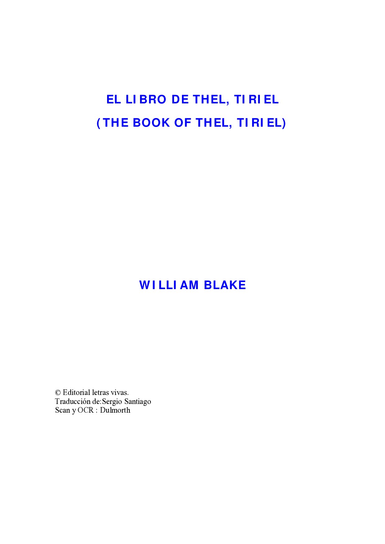 Microsoft Word - Blake, William-El libro de thel-tiriel.doc