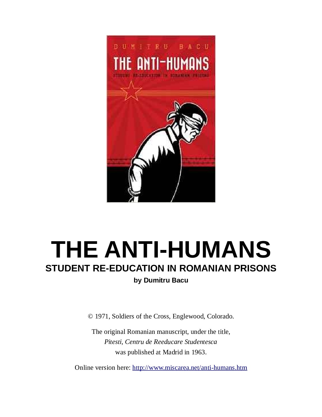 The Anti-Humans