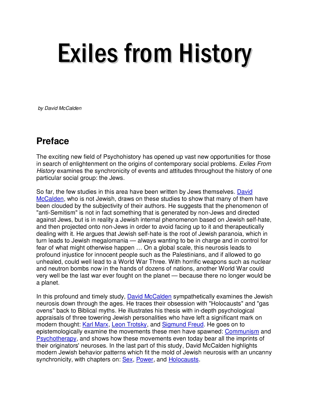 Microsoft Word - Exiles from History.doc