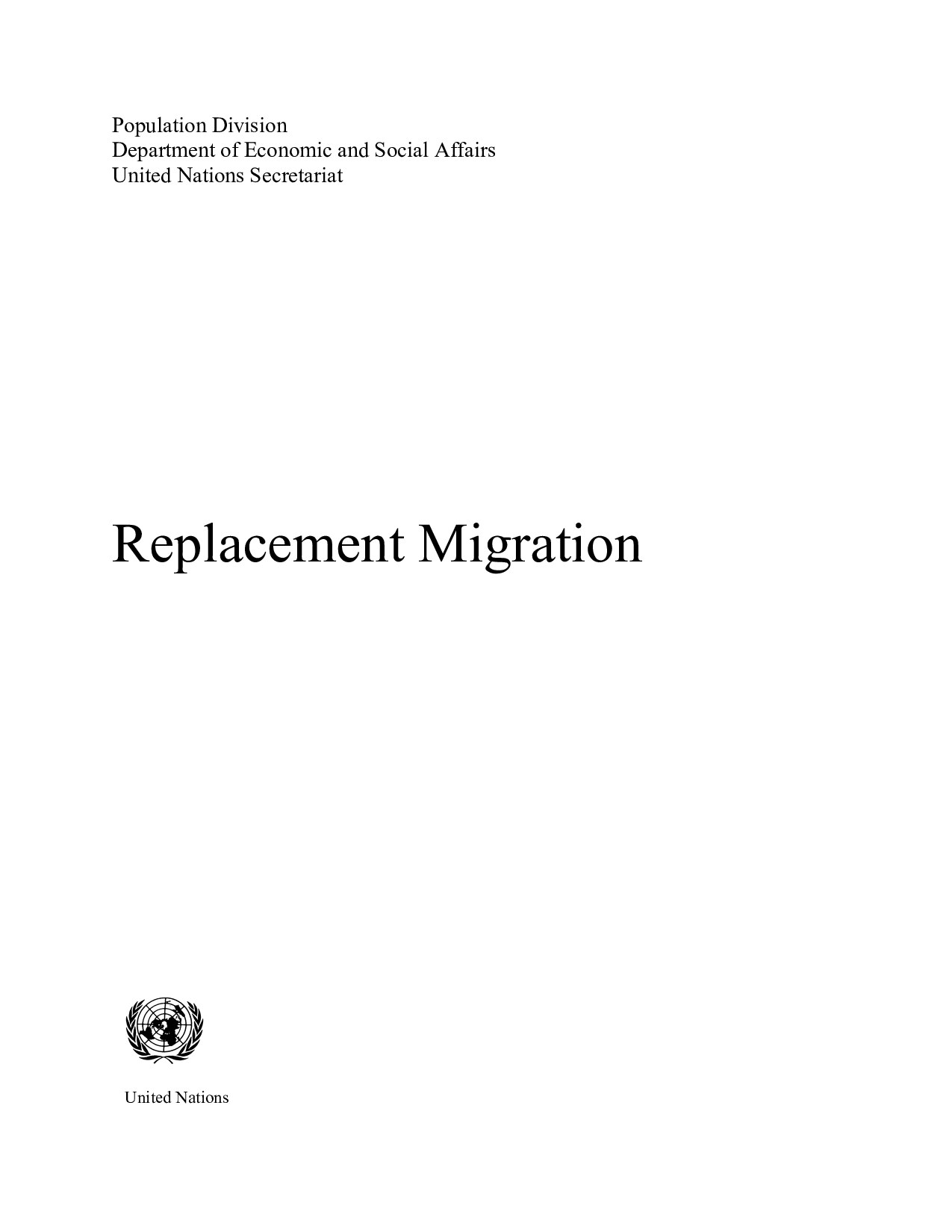 Replacement Migration