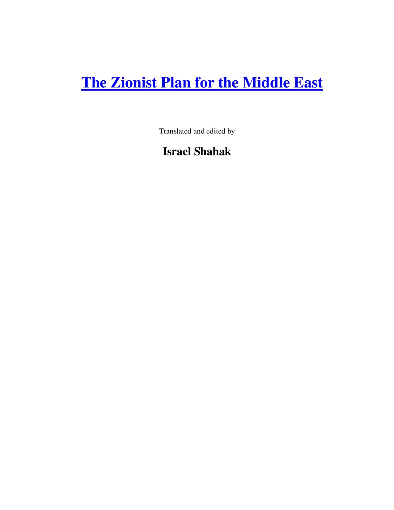 Microsoft Word - The Zionist Plan for the Middle Eas1.doc