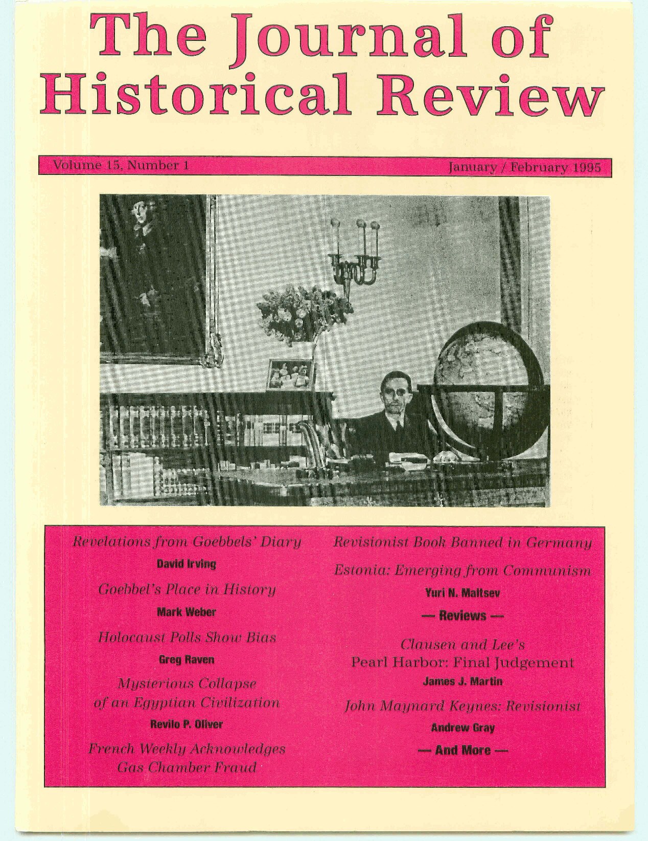 The Journal of Historical Review - Volume 15
