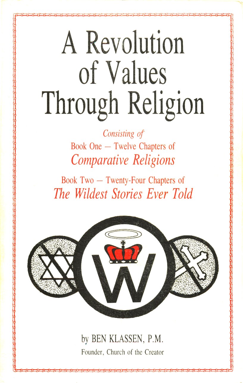 Klassen, Bernhardt; A Revolution of Values Through Religion