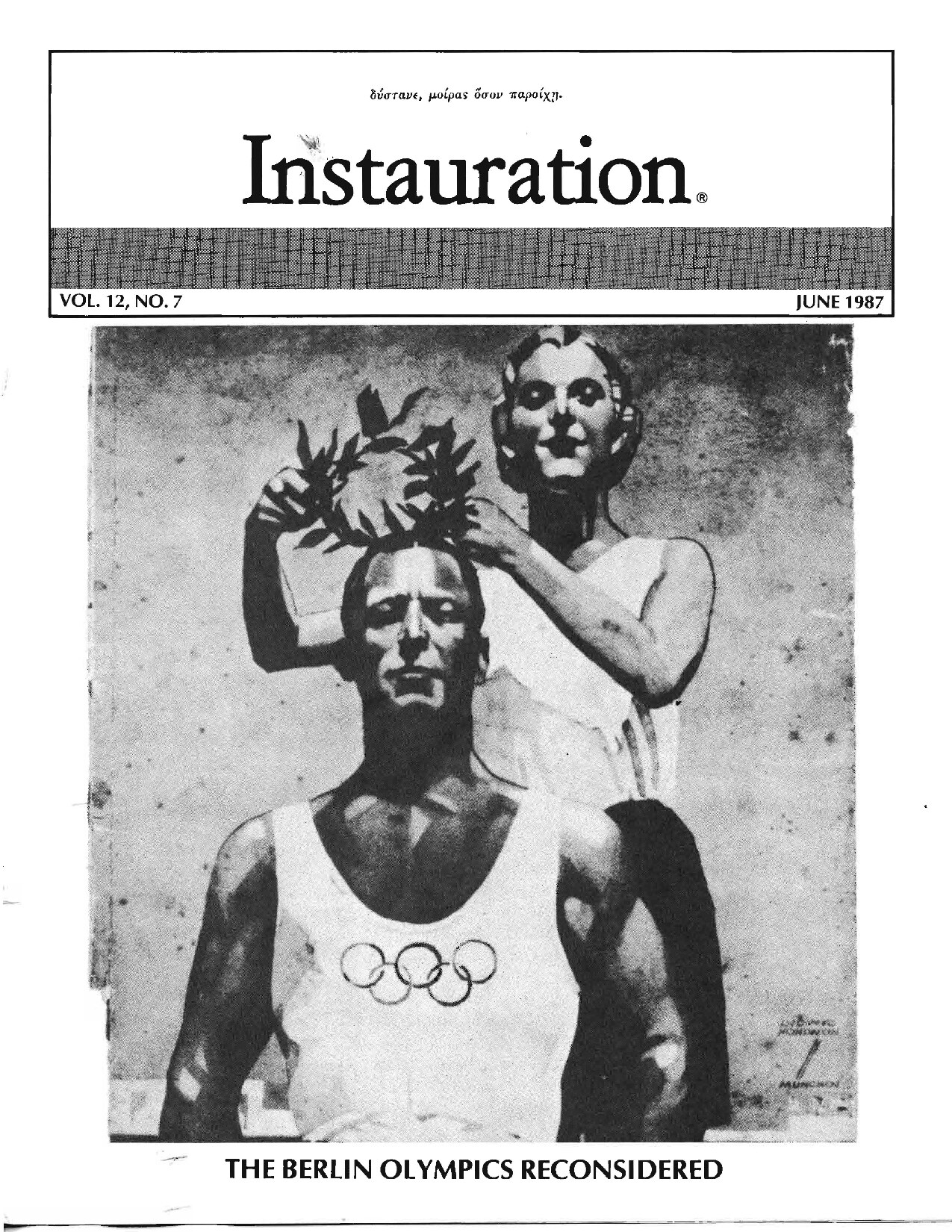 Instauration-1987-06-June-Vol12-No7