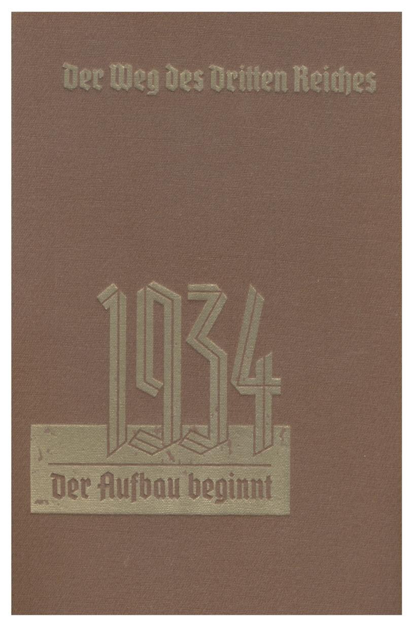Der Weg des Dritten Reiches - Band 2 (1935, 164 S., Scan, Fraktur)