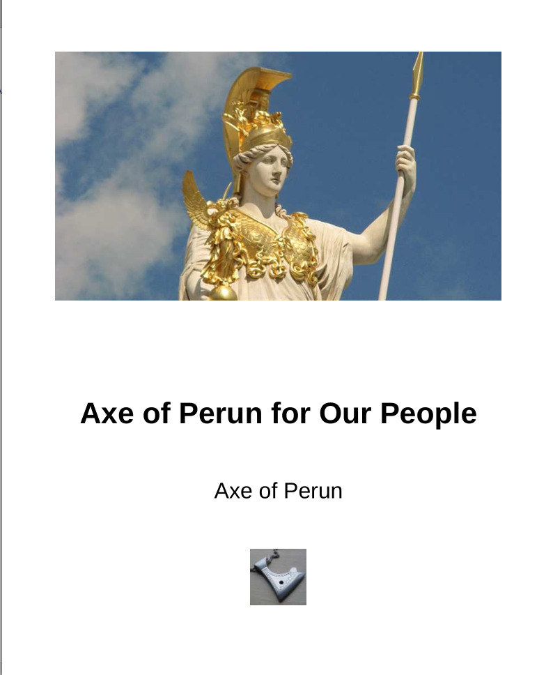 Axe of Perun for Our People